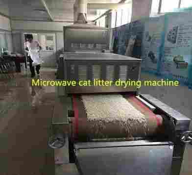 Continuous Microwave Pet Food Drying Sterilizing Machine
