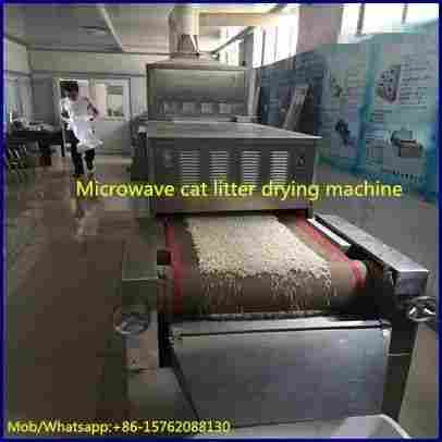 Tunnel Microwave Cat Litter Drying Machine
