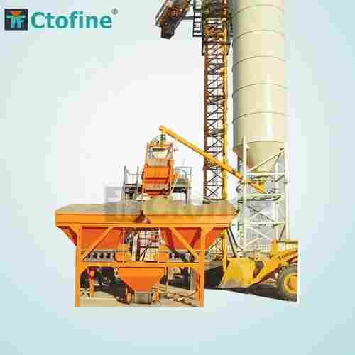 HZS Series Hopper Type Concrete Batching Plant With Lowest Price