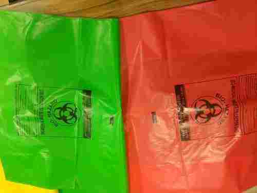 BIohazard Bags With Red Yellow Black And Blue Color