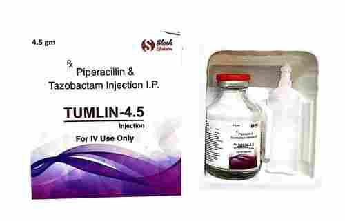 Piperacillin And Tazobactum 4.5 GM Injection