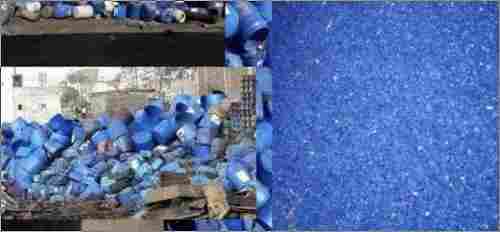 HDPE Blue Drum Grinding Scrap