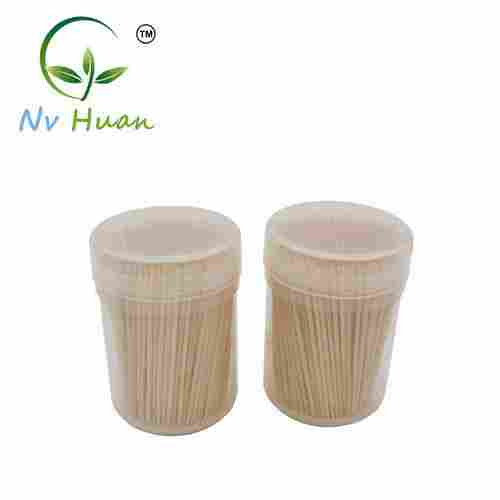 Simple Bottle Packaged Disposable Bamboo Toothpick