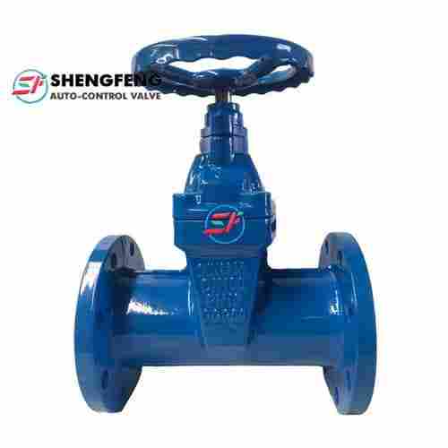 DIN3302 F5 PN16 Cast Iron Water Sluice Resilient Seat Wedge Gate Valve