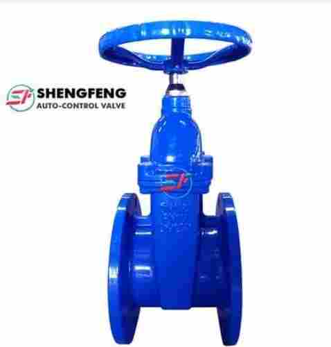 DN150 F4 Din Non-Rising Stem Water Resilient Seat Soft Sealing Gate Valve