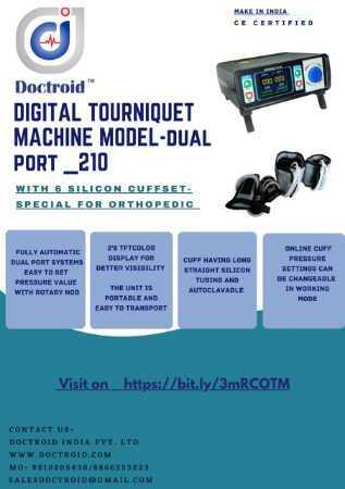 Dual Port Digital Tourniquet Machine Application: Hospital Use/Orthopedic