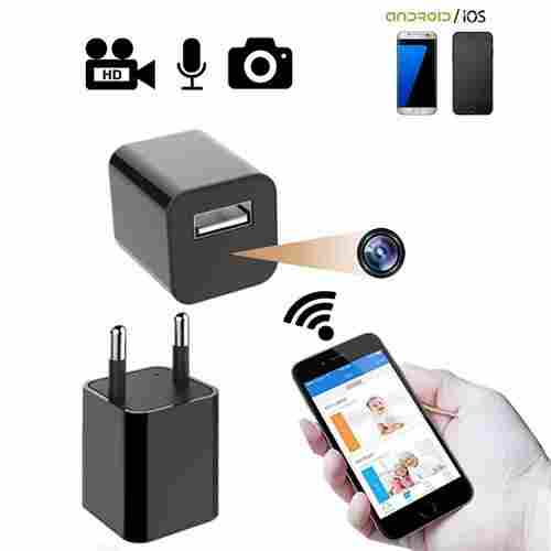 SPY WIFI WALL CHARGER CAMERA