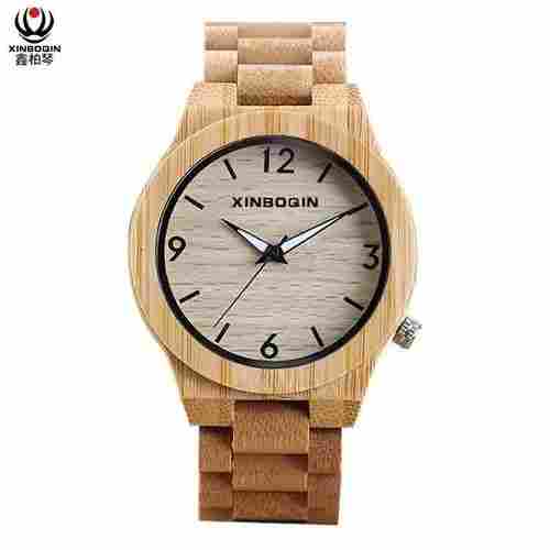 Custom Logo Fashion Latest Model Luxury Quartz Men Wood Watch