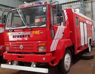 Fire Tender, Truck With Fire Crew On Rental Basis