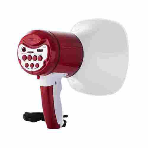 Plastic Rechargeable Megaphone With Recording