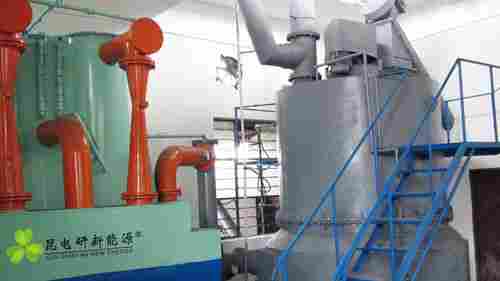 Biomass Briquette Gasifier with Tar Cleaning System