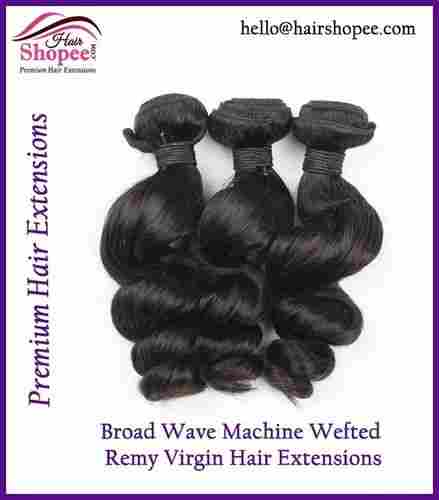 Machine Wefted Broad Wave - Hair Extension