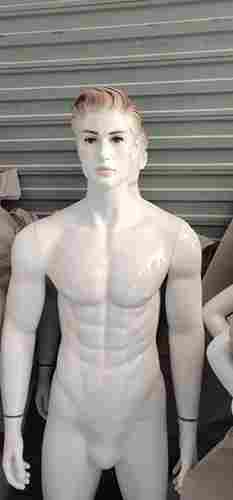 Male Mannequin With White Glossy Finish