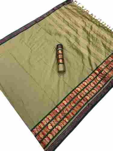 Cotton Silk Saree With Jacquard Weaving