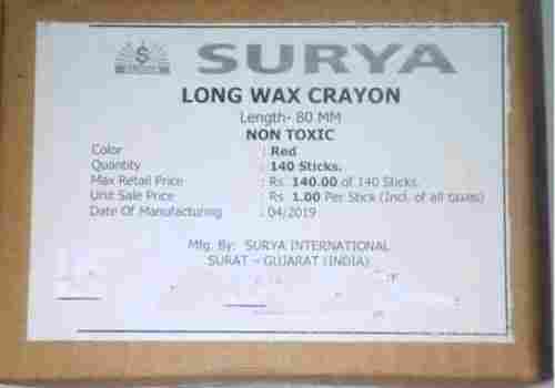 Non Toxic Wax Crayon Chalk