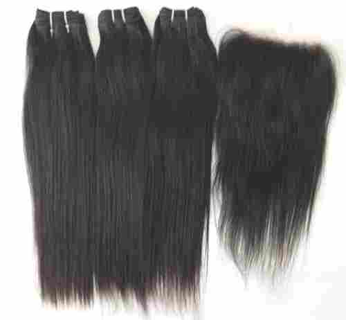 Unprocessed Cuticle Aligned Indian Hair, 8 to 34 Inch Long