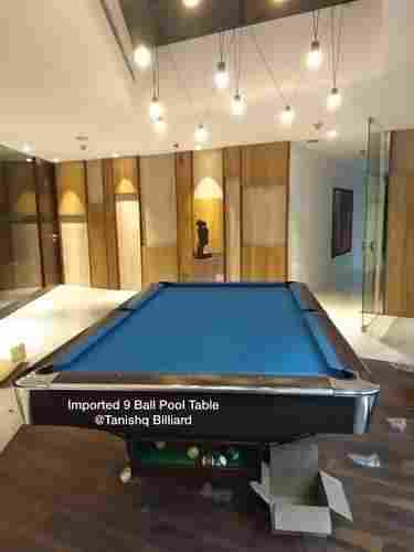 Mahogany Wooden Finished Modern American Pool Table