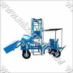 Portable Hydraulic Mixer with Tower Hoist