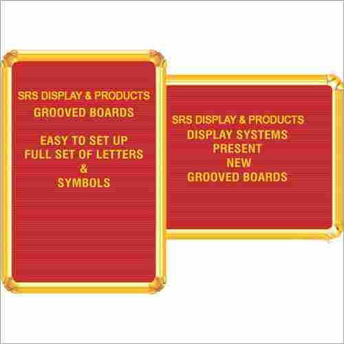 Astra Grooved Felt Boards