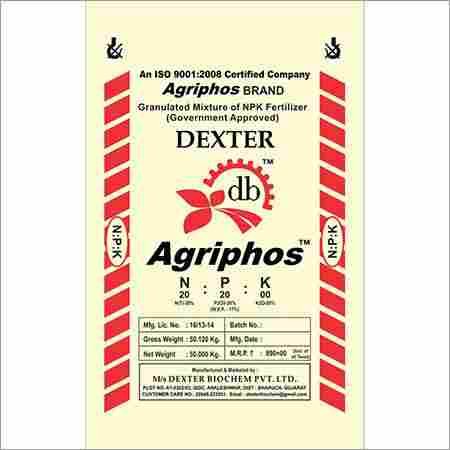 Agriphos Brand Mix NPK 20:20:00 Granular Fertilizer
