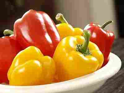 Red and yellow Capsicum