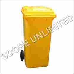 120L Yellow Garbage Bin