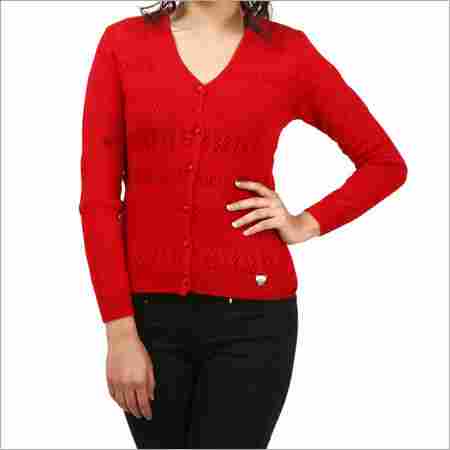Red Knitted Cardigans