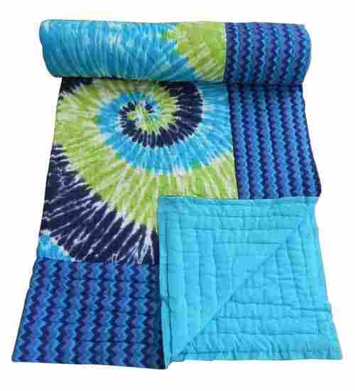 Jaipuri Single Bed Quilts Tie & Dye