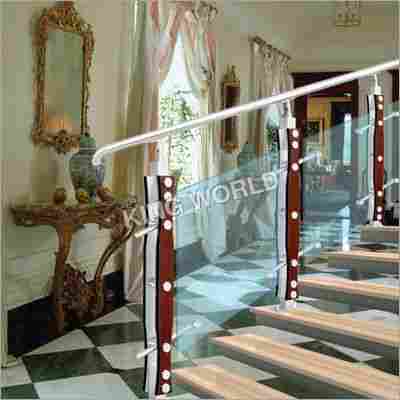 Stainless Steel Railings with Glass