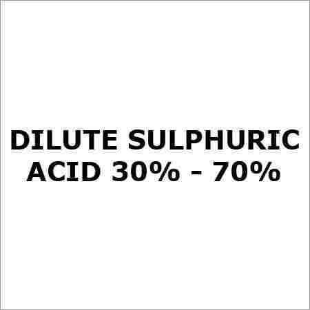Dilute Sulphuric Acid 30% - 70%