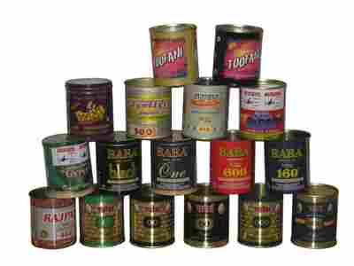 Decorative Tabacco Tin Containers