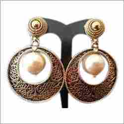 Antique Earring With Pearl