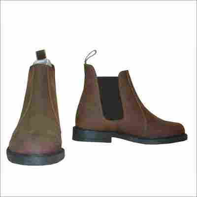 Leather Riding Boots with Double Wamp