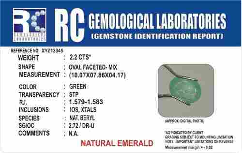 Gemstone Identification Report