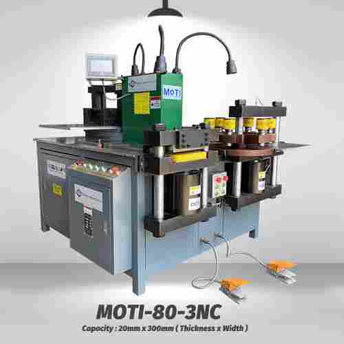 MOTI-80-3NC Busbar Machine with Capacity of 20mm x 300mm ( Thickness x Width )