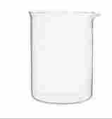 Transparent Cylindrical Glass Beakers