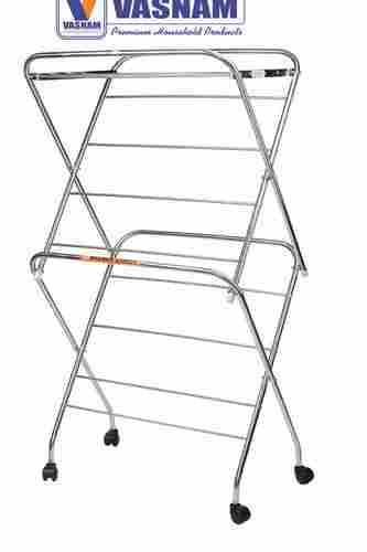Cloth Drying Stand With 12 Rods And Wheels