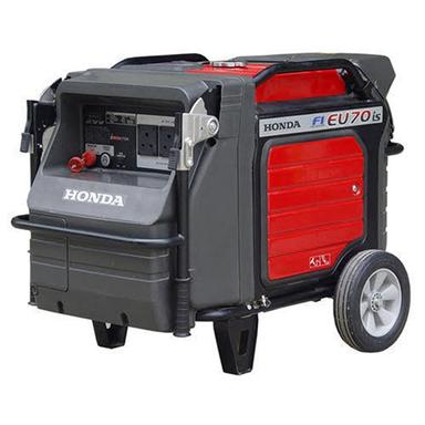 Red & Black Eu70Is - Honda Portable Generators