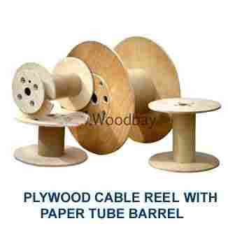 Plywood Cable Drum With Paper Tube Barrel