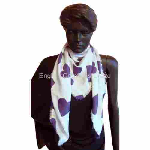 Printed Cotton Silk Scarves for Women