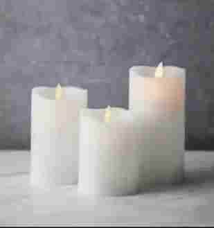 Stylish Home White Candles