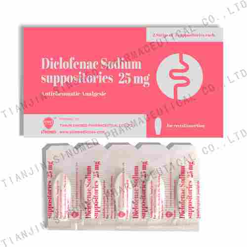 Diclofenac sodium Suppositories 25mg