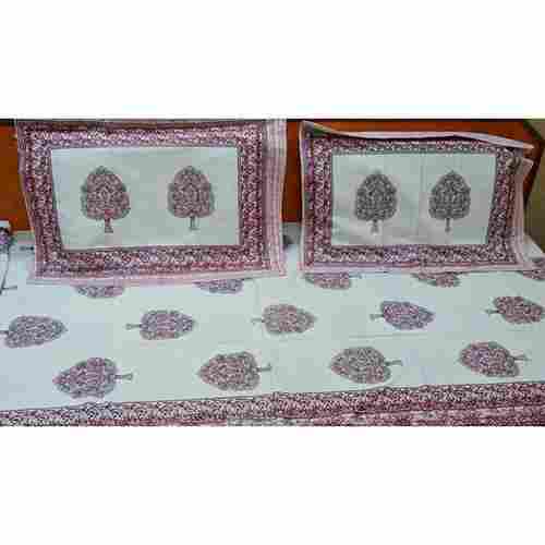 Anti Wrinkle Jaipuri Printed Bed Sheet