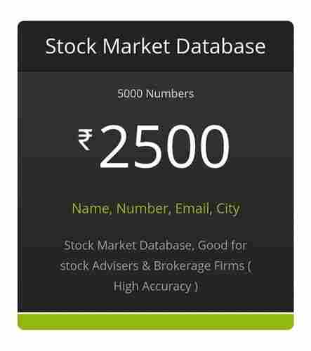 Stock Market Database Provider
