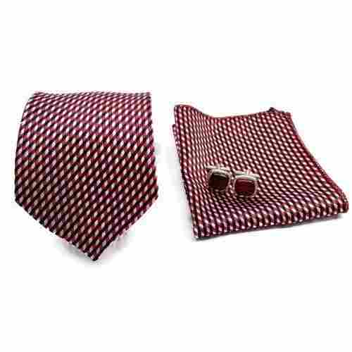 Violet Tie Cufflink And Handkerchief Set