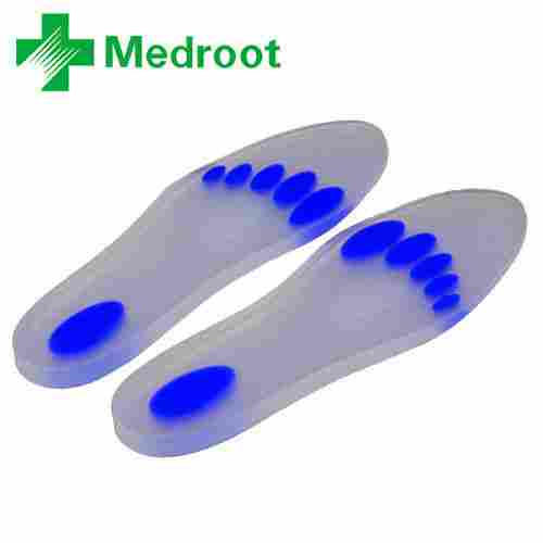 Orthopaedic Medroot Medical Foot Care Silicon Insole Shoe Pad