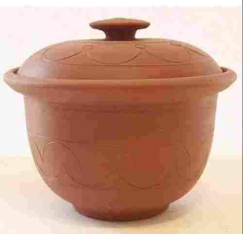 Clay Serving Bowl With Lid