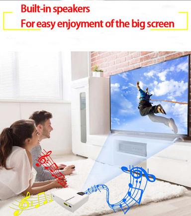 Yg400/Yg410 Mini 1800 Lumen Wired Sync Display More Stable Than Wifi Beamer Movie Ac3 Hdmi Vga Projector Contrast Ratio: 1000:01:00