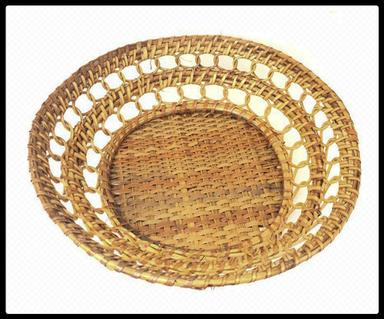 Natural Strong And Durable Cane Round Basket