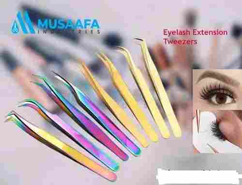 Stainless Steel Eyelash Extension Tweezers